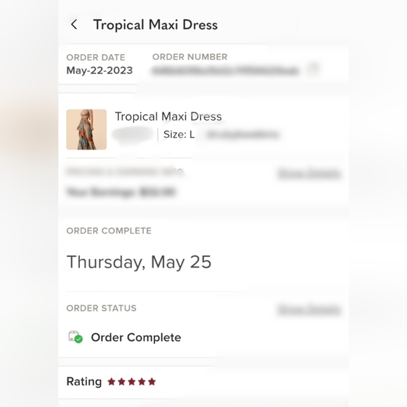 Tropical Maxi Dress - Picture 6 of 6